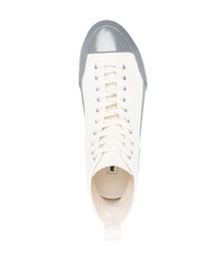 Jil Sander Canvas High Top Sneakers