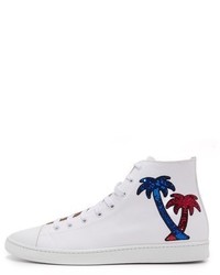 Marc Jacobs Canvas Palm High Top Sneakers