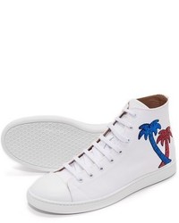 Marc Jacobs Canvas Palm High Top Sneakers