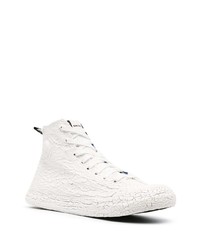 Diesel Cracked Effect High Top Sneakers