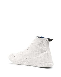 Diesel Cracked Effect High Top Sneakers