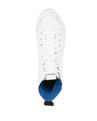 Diesel Cracked Effect High Top Sneakers