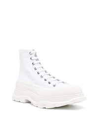 Alexander McQueen Lace Up Ankle Boots