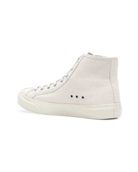 YMC Lace Up Hi Top Sneakers