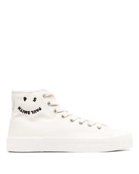 PS Paul Smith Logo Embroidered High Top Sneakers