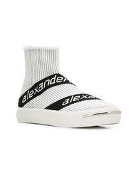 Alexander Wang Logo Stripe Sock Sneakers