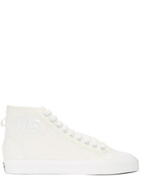 Raf Simons Off White Adidas Originals Edition Spirit High Top Sneakers