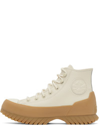 Converse Off White Chuck Taylor Lugged High Sneakers