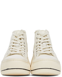 R13 Off White Kurt High Top Sneakers