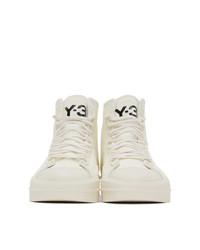 Y-3 Off White Yuben Mid Sneakers
