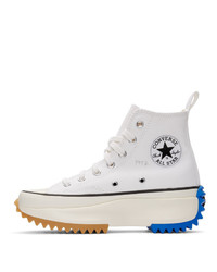 JW Anderson White Converse Edition Run Star Hike Sneakers