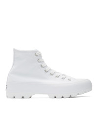 Converse White Ctas Lugged Hi Sneakers