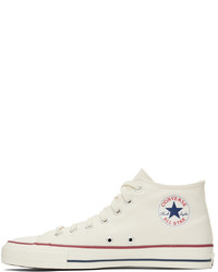 Converse White Ctas Pro Mid Sneakers