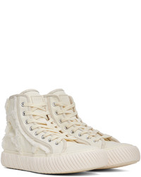 Both White Formula High Sneakers