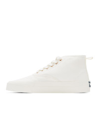 MAISON KITSUNE White High Top Sneakers