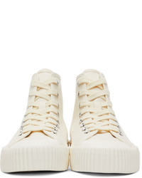 Ps By Paul Smith White Kibby High Top Sneakers