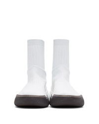 Stella McCartney White Loop Sock Sneakers