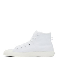 adidas Originals White Nizza Rf Hi Sneakers