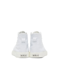 adidas Originals White Nizza Rf Hi Sneakers