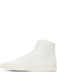 Common Projects White Recycled Nylon Tournat High Sneakers
