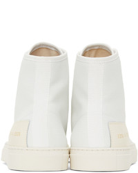 Common Projects White Recycled Nylon Tournat High Sneakers