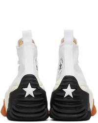 Converse White Run Star Motion High Sneakers