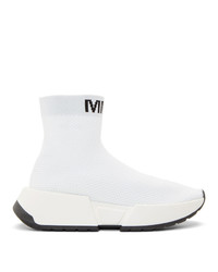 MM6 MAISON MARGIELA White Second Skin High Top Sneakers