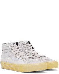 Vans White Sk8 Hi Notchback Sneakers