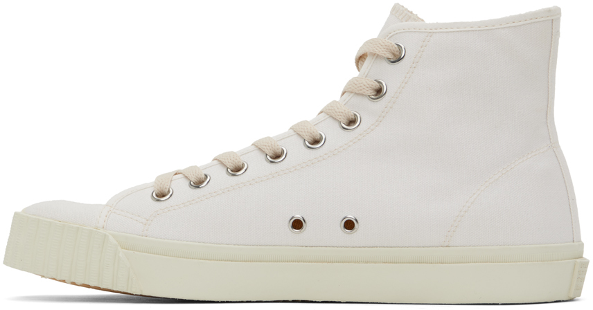 Maison Margiela White Tabi Sneakers, $590 | SSENSE | Lookastic