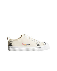 Burberry Archive Logo Cotton Sneakers
