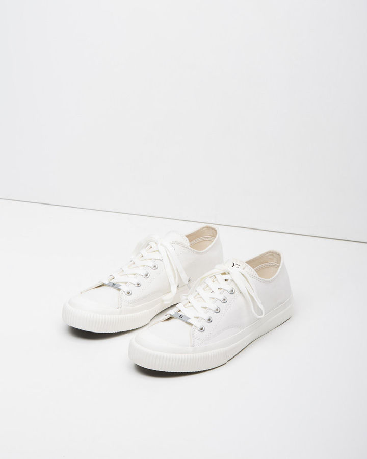 white basic sneakers
