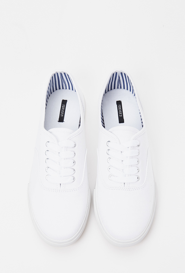 forever 21 white sneakers
