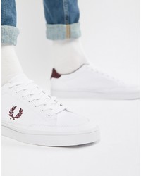 Fred Perry Deuce Canvas Trainers In White