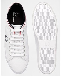 Fred Perry Kendrick Tipped Cuff Canvas Sneakers