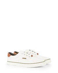 Barbour Leonard Lace Up Sneaker In Off White At Nordstrom