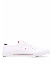 Tommy Hilfiger Logo Embroidered Low Top Sneakers