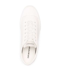Emporio Armani Logo Laced Low Top Sneakers