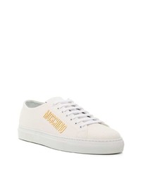 Moschino Logo Lettering Lace Up Sneakers