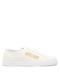 Moschino Logo Lettering Lace Up Sneakers