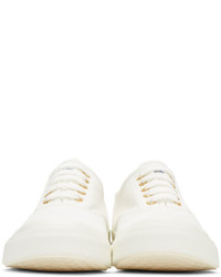 MAISON KITSUNE Maison Kitsun White Canvas Sneakers