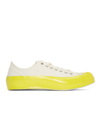 Comme Des Garcons SHIRT Off White And Yellow Spingle Move Edition Craft Tape Sneakers