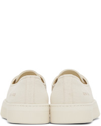 Common Projects Off White Four Hole Sneakers