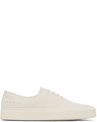 Common Projects Off White Four Hole Sneakers