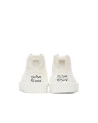 MAISON KITSUNÉ Off White New Sole High Top Sneakers