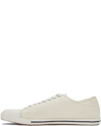 Palm Angels Off White Vulcanized Low Top Sneakers