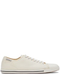 Palm Angels Off White Vulcanized Low Top Sneakers