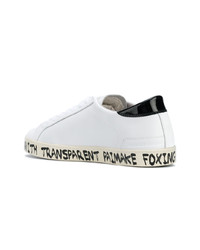 D.A.T.E Painted Slogan Sneakers