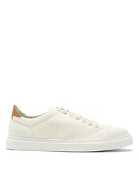 Brunello Cucinelli Perforated Detail Low Top Sneakers