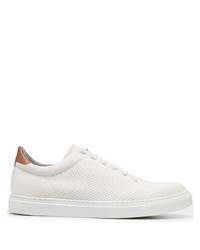 Brunello Cucinelli Perforated Pattern Low Top Sneakers