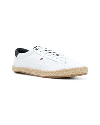 Tommy Hilfiger Raffia Sole Lace Up Sneakers